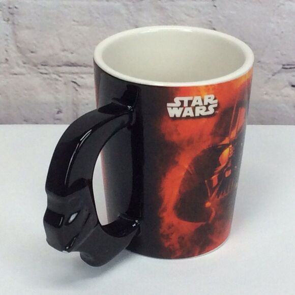 Galerie Star Wars “Darth Vader” Oversized 16 oz. Coffee Mug Cup Mask Handle - Picture 4 of 10